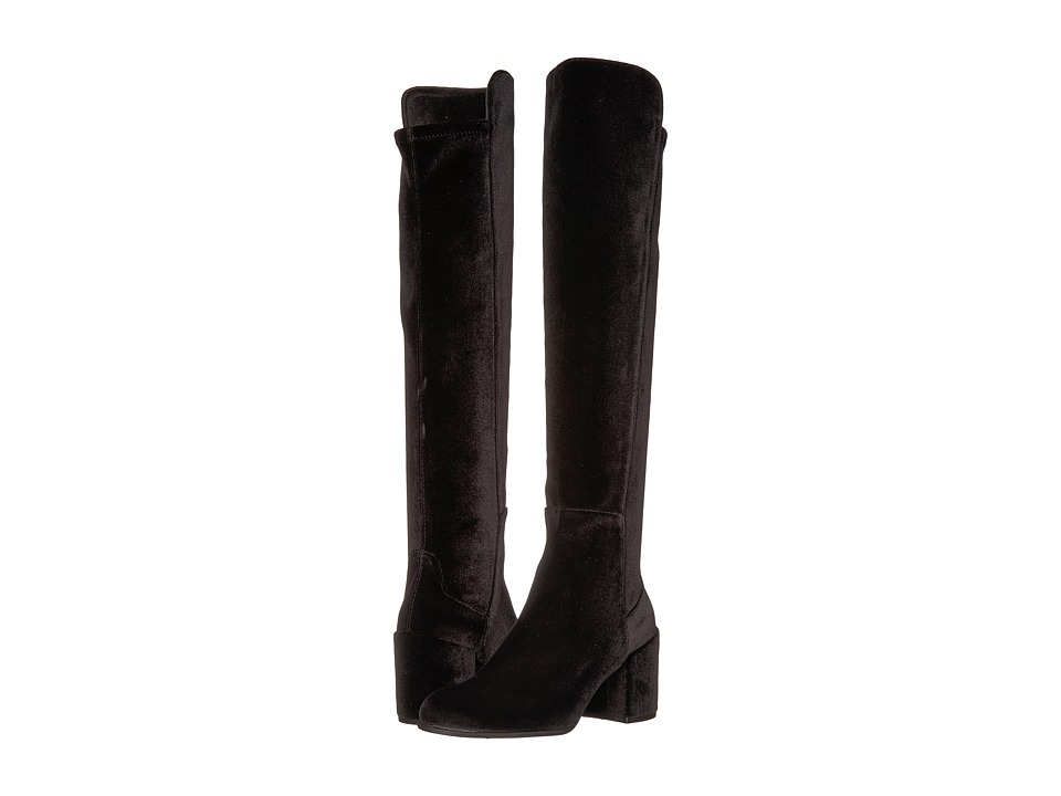 Stuart Weitzman Lowjack (Nero Stretch Velvet) Women