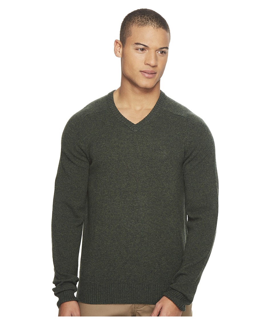 Original Penguin P55 100 Lambswool V-Neck (Forest Night) Men