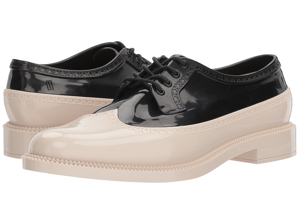Melissa Shoes Classic Brogue (Black/Beige) Women