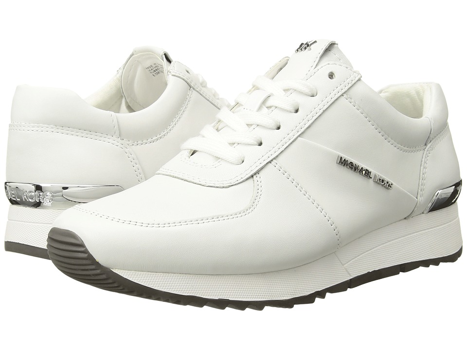 michael kors allie trainer optic white