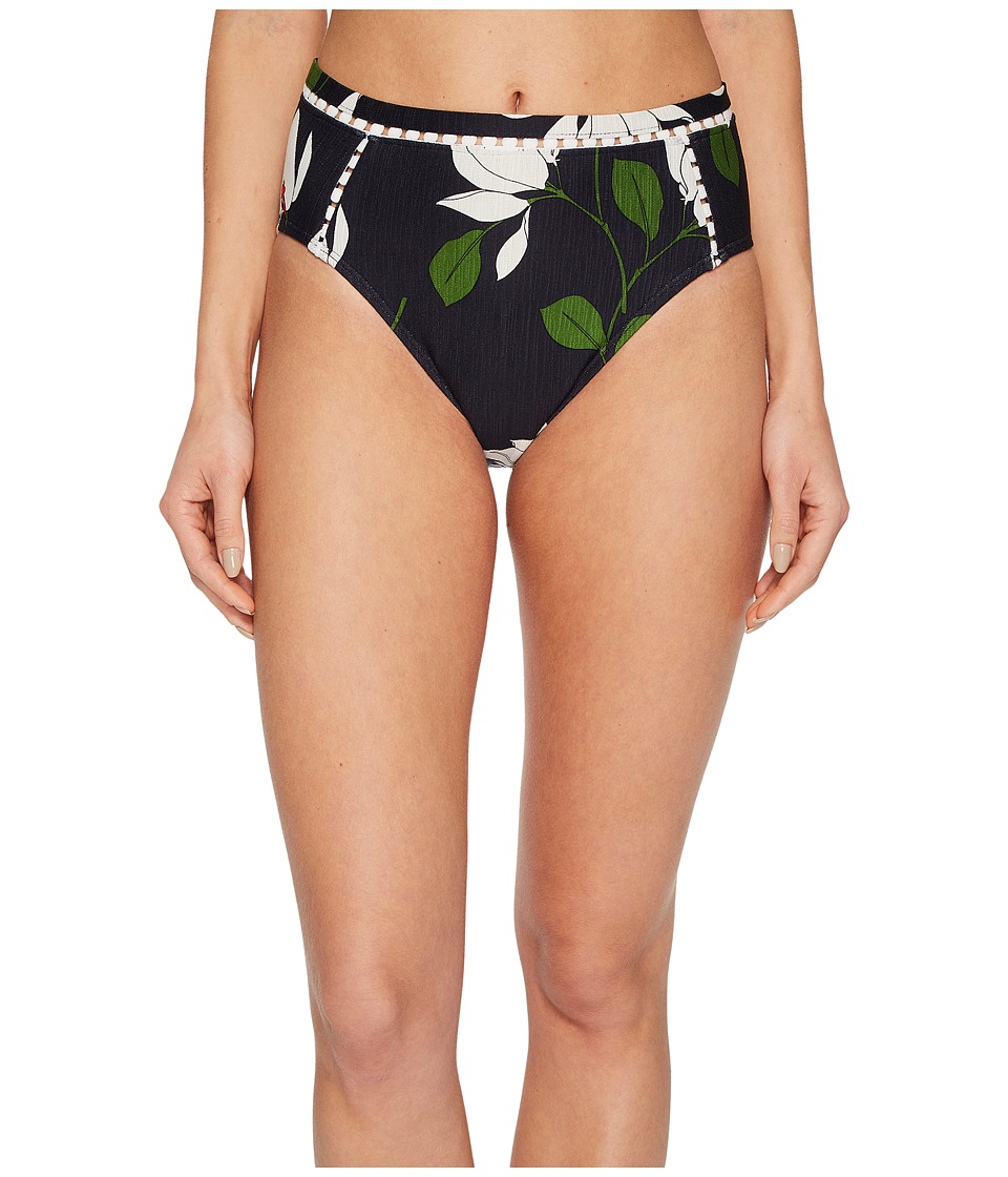 Robin Piccone Elisa High-Waist Bikini Bottom (Midnight Multi) Women