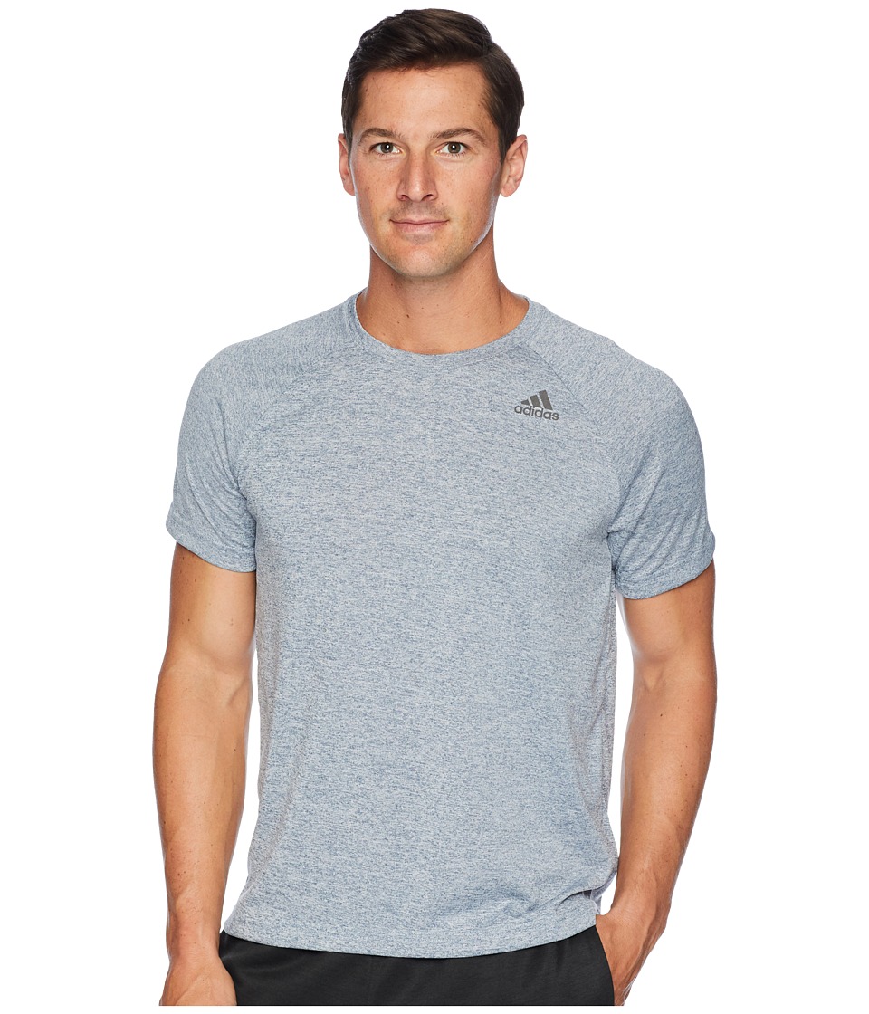 adidas Designed-2-Move Heather Tee (Raw Steel) Men