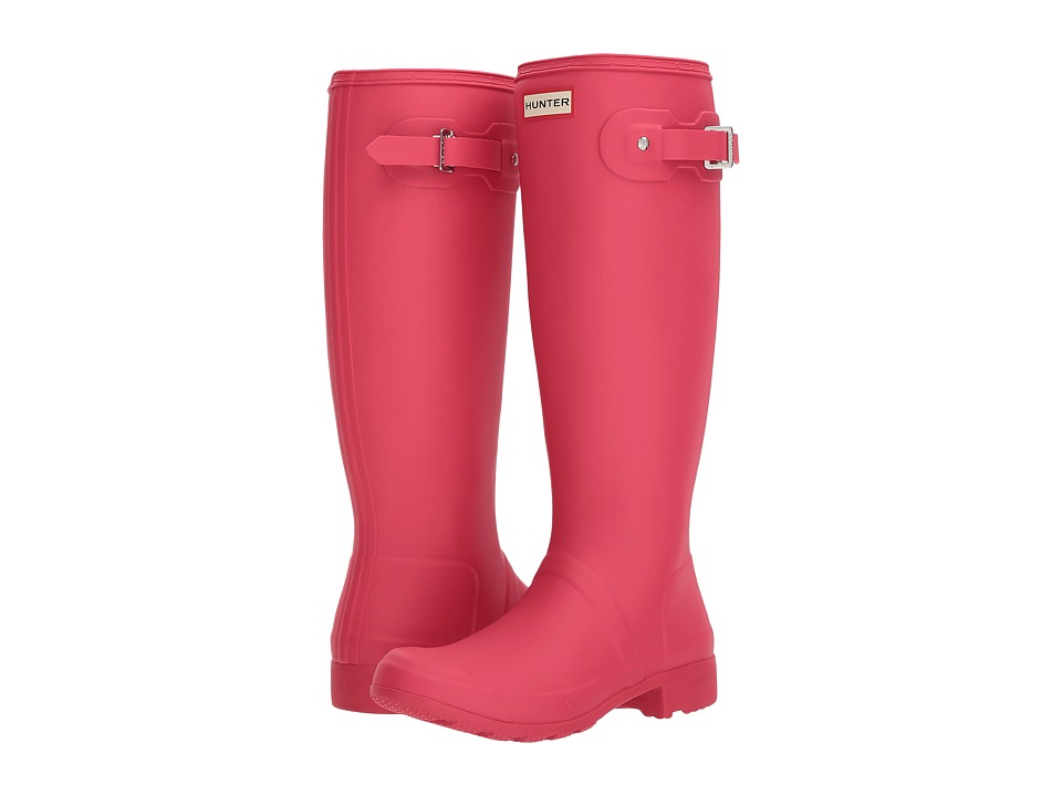 Hunter Original Tour Rain Boot (Mosse Pink) Women