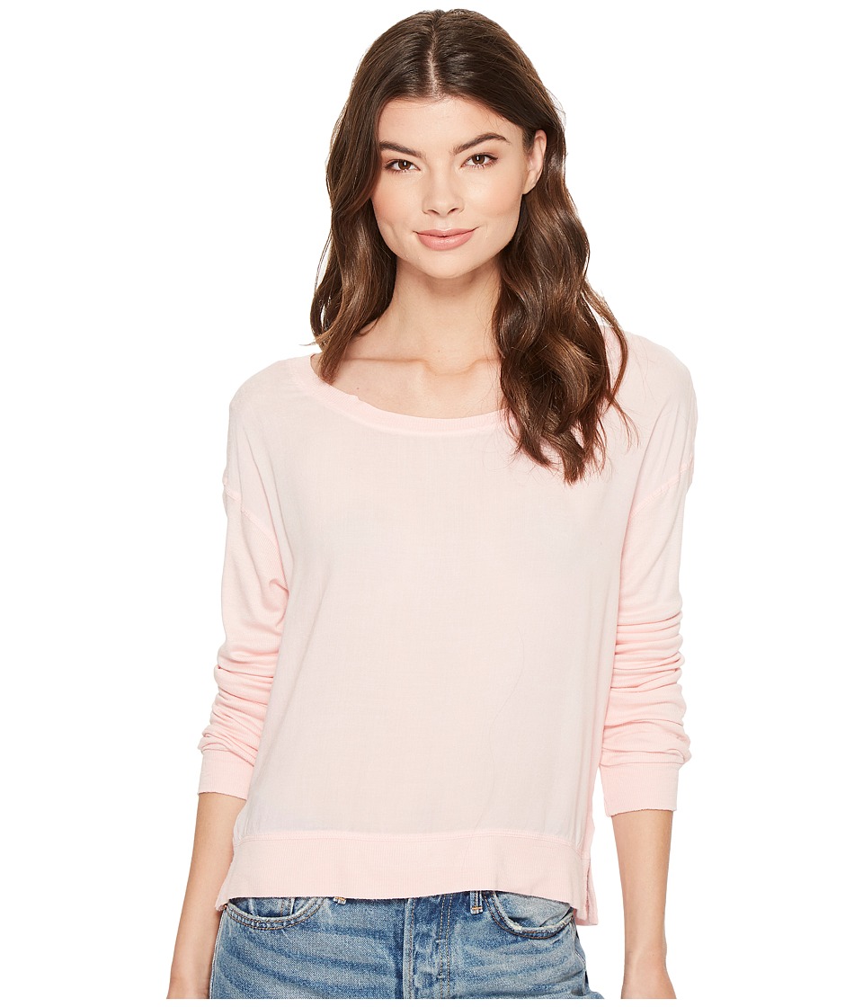 Splendid Keyhole Back Lounge Pullover (Blush Pink) Women