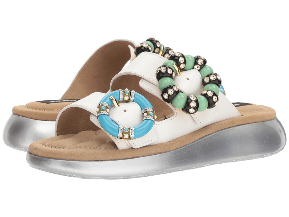 Marc Jacobs Sage Embellished Sandal (Ivory) Women