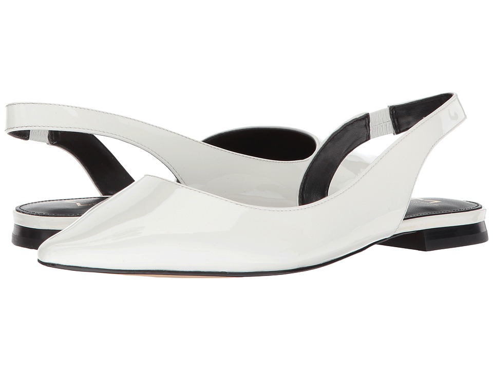Marc Fisher LTD Sessily (True White/White/New Patent Leather) Women