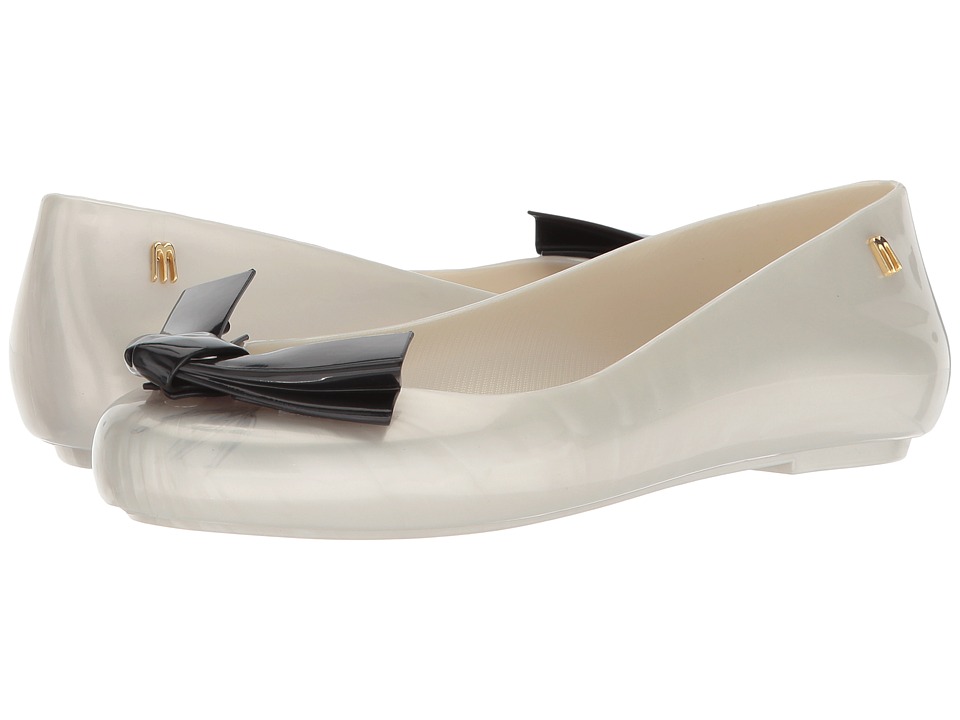 Melissa Shoes Space Love V (White Sparkly) Women
