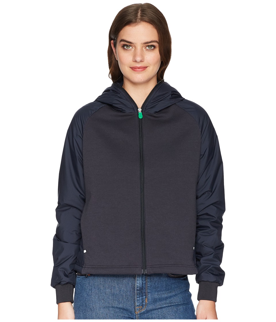 Save the Duck Recycled Hooded Jacket (Blue/Black) Women