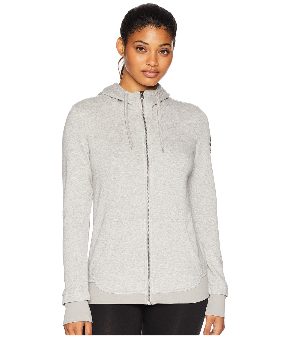 Reebok French Terry Full Zip Hoodie (Grey) Women