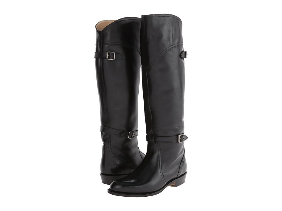 Frye Dorado Riding (Black Leather) Women