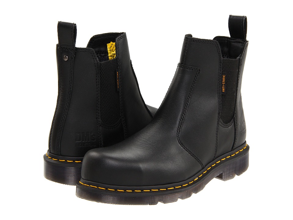 Dr. Martens Fusion ST (Black Industrial Full Grain) Boots
